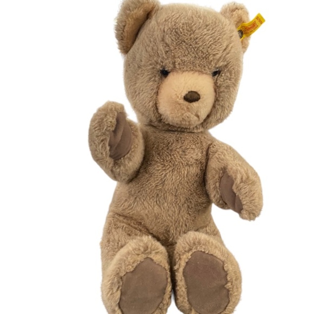 Vintage Steiff Camel Bear Plush Toy Collectible